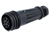 Conector Circular Mufă Mamă 7 Pin Filet Exterior