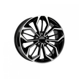 Set jante auto Kormetal R17 7.5J ET45 5X108 Negru+diamond cut