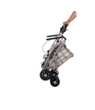 Cumpara ieftin Rolator cu 4 roti Cos Cumaparaturi si Sistem de Franare si Blocare Roti Dr. Happy JL9913