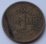 Spania , 1 Pesetas 1944, Europa