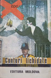 Conturi Lichidate - Edgar Wallace, Editura Moldova 1992, Carte Politista Romana, 140 Pagini