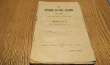 LA CENTENARUL LUI VASILE ALECSANDRI 1851-1921 - Sever Zotta - Editura Muzeului Municipal Iasi 1921, 92 p.