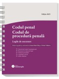 Codul penal. Codul de procedură penală. Legile de executare. Actualizat 6 octombrie 2025 - Spiralat - Hardcover - Ioan-Paul Chiș, Victor Văduva - Hama