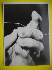 HOPCT 540 A FOTOGRAFIE VECHE-D= 18 / 13 CM- EXERCITII PENTRU ORBI NEW YORK SUA 1947-FOTO AGENTIA NEW YORK TIMES PHOTOS 1947