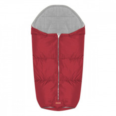 Sac termic de iarna pentru carucior, Lorelli, impermeabil, captuseala polar fleece, Red