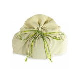 Cumpara ieftin Saculet depozitare textil verde cm30x20x34H