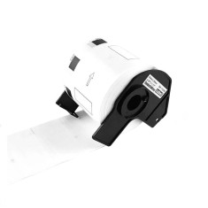 Ribon i-Aicon Brother DK11209, Negru pe Etichete Albe, 62mm x 29m, Ribon Compatibil Brother DK11209 Black on White Labels, Ribon Negru pe Etichete Alb foto