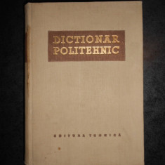 ZISSU KARNIOL - DICTIONAR POLITEHNIC (1957, editie cartonata)