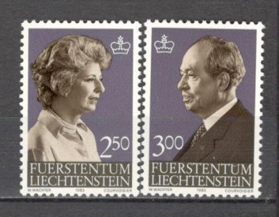Liechtenstein.1983 Principele Franz Josef II si Principesa Gina SL.156 foto