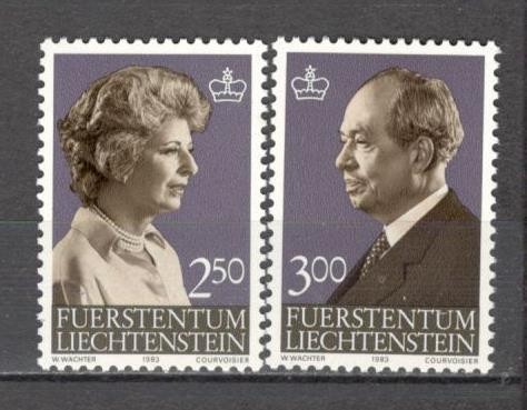 Liechtenstein.1983 Principele Franz Josef II si Principesa Gina SL.156