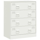 Cumpara ieftin Servanta, alb, 67x39x83 cm, otel