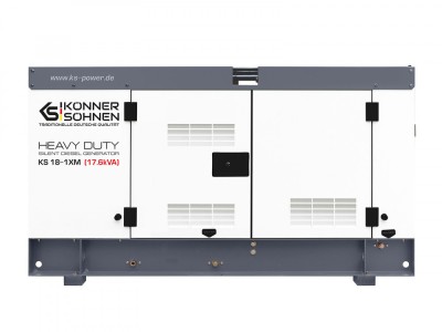 Generator de curent monofazat cu motor diesel Konner Sohnen KS 18-1XM, 17.6 kva foto
