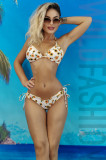 SW2200RR-29 Costum de baie in 2 piese model bikini cu imprimeu floral, S