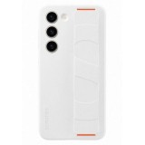 Husă Silicon Cu Prindere Samsung Galaxy S23 S911, Albă, Blister EF-GS911TWEGWW