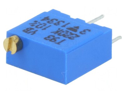 Potentiometru Multiturn 200k&amp;Omega; 500mW THT &amp;plusmn;10% foto