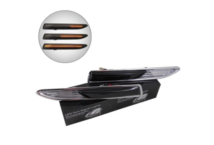 Lampa semnalizare aripa Ford Mondeo (Ba7), 03.2007-09.2010, model tuning, montare fata, stanga+dreapta, semnalizare dinamica; LED; fumuriu; tuning; R