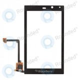 Digitizor display Blackberry Z10, touchpanel negru