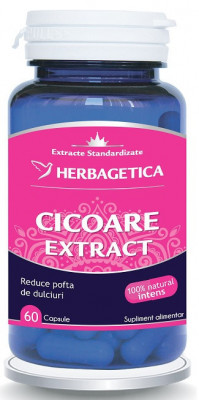 CICOARE EXTRACT 60cps HERBAGETICA foto