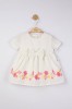 Rochita eleganta cu broderie pentru fetite, Tongs baby (Culoare: Albastru, Marime: 24-36 luni)