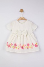 Rochita eleganta cu broderie pentru fetite, Tongs baby (Culoare: Albastru, Marime: 24-36 luni)