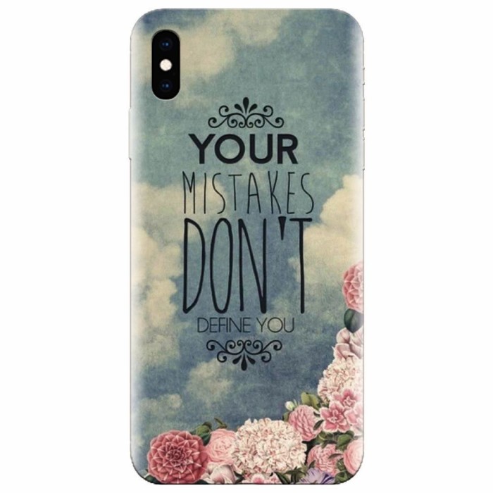 Husa silicon pentru Apple Iphone X, Your Mistakes Dont Define You