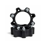 Distantier ATV 50 mm 4x136 centrare 120 cu 8 piulite M10x1.25 set 2 bucati aluminiu forjat negru Cod: DST8006