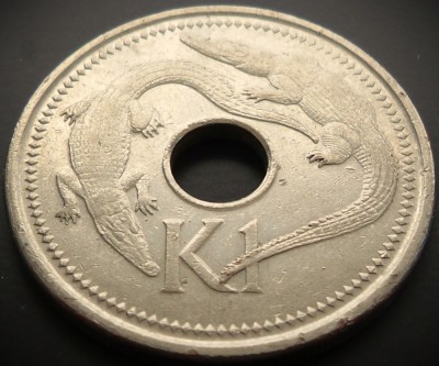 Moneda 1 KINA - PAPUA NOUA GUINEE, anul 2005 *cod 4922 foto