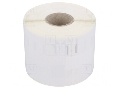 Bandă Albă 54mm x 70mm cu Caracter Negru DYMO LW450 foto
