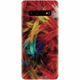 Husa silicon pentru Samsung Galaxy S10, Colorful Digital Painting Strokes