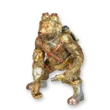 Cimpanzeu-statueta steampunk din rasini SP-75, Animale