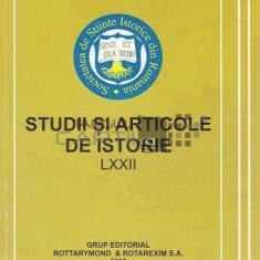 Studii si articole de istorie, vol. 72 / 2007