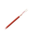 Cablu microfon STEREO rosu 6mm KAB0605B conductor interior 2x20 fire, Cabletech