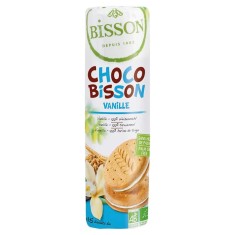 Biscuiti cu Crema de Vanilie Bio 300 grame Bisson foto