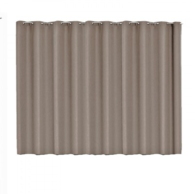 Draperie opaca cu inele Jemidi, 300 x 245 cm, Maro, Poliester, 55275.24.02 foto