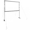 Ecran Proiectie vidaXL 84 inch (16:9) cu Suport, Alb, Portabil