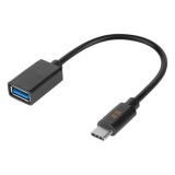 CABLU USB TIP C - USB MAMA OTG 10CM REBEL