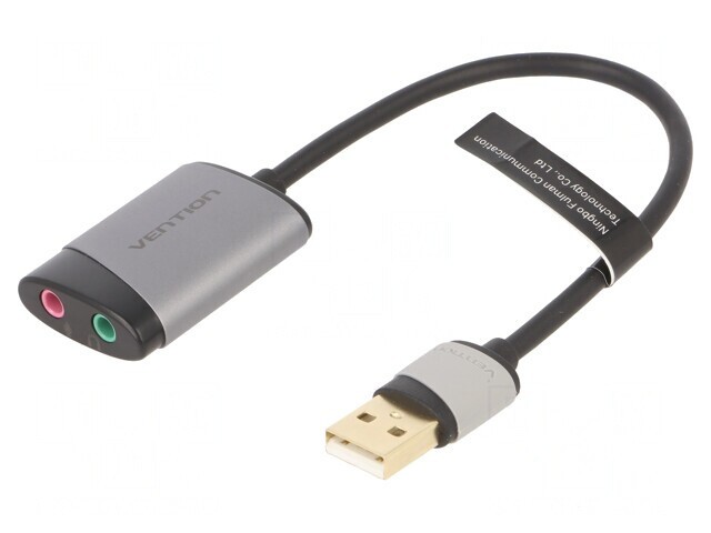 Card Extensie Audio PC 0,15m Aluminiu Aurit