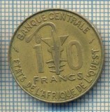 12141 MONEDA -STATELE AFRICII DE VEST-10 FRANCS-ANUL 1979 -STAREA CARE SE VEDE, America Centrala si de Sud