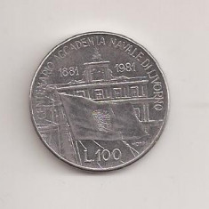 Moneda Italia - 100 Lire 1981 comemorativa