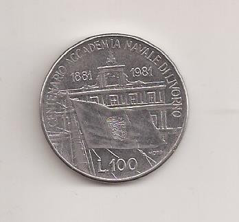 Moneda Italia - 100 Lire 1981 comemorativa foto