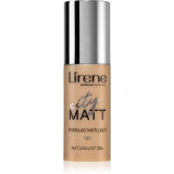 Lirene City Matt Make-up lichid matifiant cu efect de netezire culoare 204 Natural 30 ml