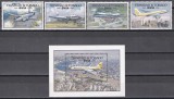 Trinidad Tobago 1990 - British West Indies Airways sau BWIA, Serie + Colita, Cota 24.50 EURO, MNH