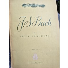 Partitura, 6 suite franceze - J.S. Bach