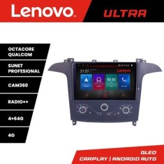 Navigatie Ford S-max 2006-2014 Qled 1K Octa Core 4+64 LTE 4G DSP Wifi 5Ghz HDMI android auto carplay radio gps internet KIT-smax-navi+ULTRA-9-4+64 Car