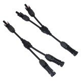 Aproape nou: Set conectori spliter PNI MC4 Y flexibil, mama-tata pentru cablu solar