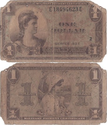1954 , 1 dollar ( P-M33 ) - Statele Unite ale Americii foto