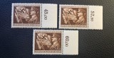 Gro&szlig;deutsches Reich (1944) 54+96 Pfennig Maro "30. Januar 1944" cu Margini (45,00, 52,50 &amp; 60,00) (MNH cu gumă originală intactă) BN1