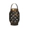 Felinar decorativ cu lumanare LED, Design Ratan, 23 cm, ATU-085166
