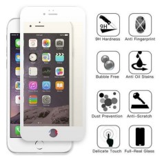 Folie protectie Sticla 6D, Full Glue? Iphone? 6 Plus / 6S Plus? Alba foto