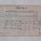 Fișă locativă București 1941 cu timbre fiscale &amp; &bdquo;Timbru Statistic&rdquo; (bloc 4) &ndash; WWII